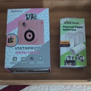 Vivitar Pink Instaprint Digital Camera